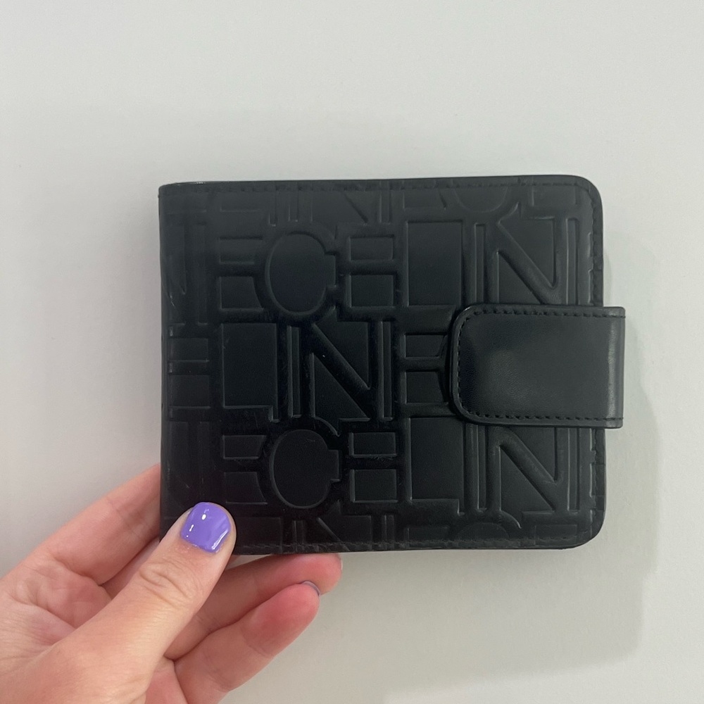 Celine Sleek Black Leather Accessory